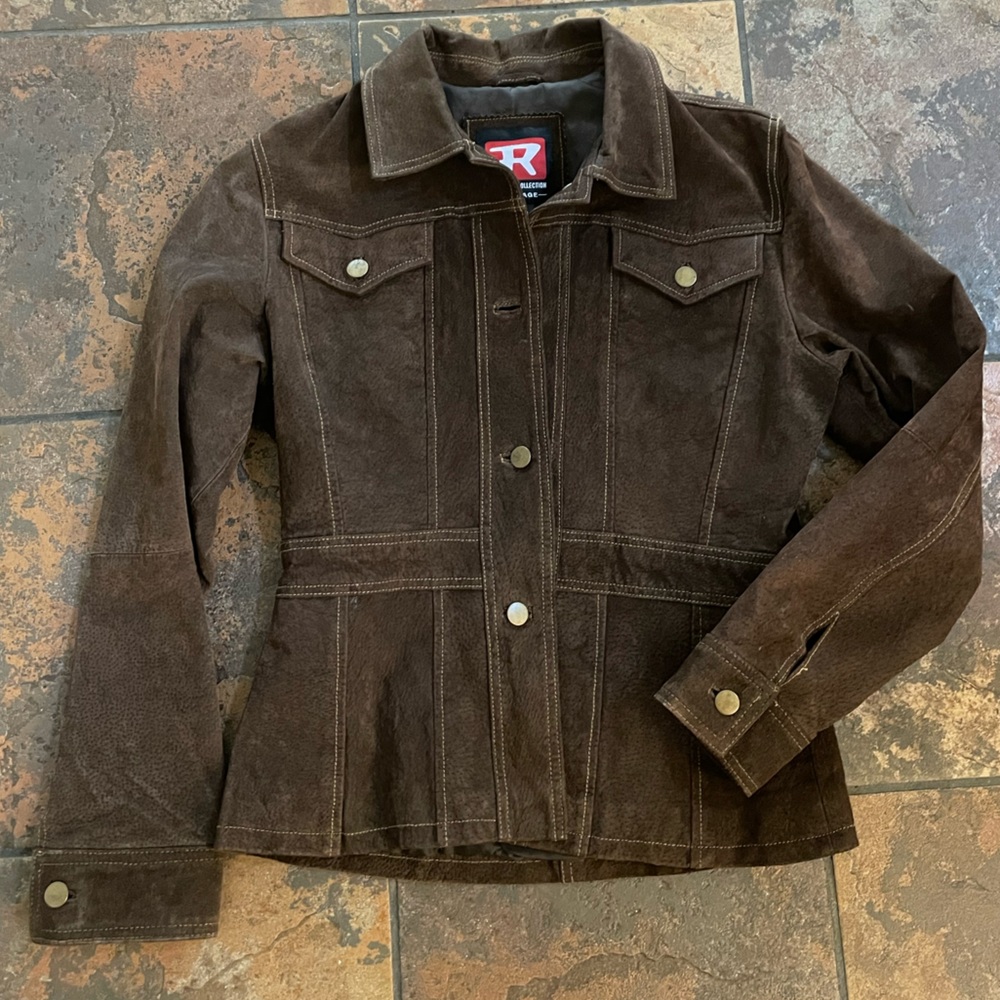 Rampage Brown Suede Leather Jacket
